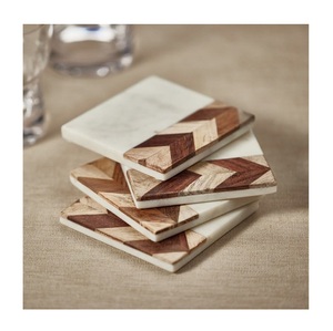 Elegantes Posavasos Hechos a Mano con Incrustaciones de Resina Ecológica, Diseños Contemporáneos para Cafeterías, Restaurantes, Hoteles y Oficinas, con Estilo - Product Image 3