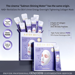 Mascarilla de Colágeno MERCILEN PDRN, Hidrata Profundamente, Repone el Colágeno, Hidratante, Reafirmante, Mejora la Piel Seca y Áspera, Mascarilla <span class=keywords><strong>Facial</strong></span> Desprendible - Product Image 5