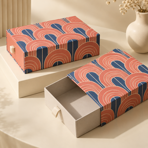 Boîte coulissante personnalisée en corail décoratif pour l'emballage de mini-ensembles cosmétiques - Product Image 5