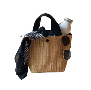 กระเป๋าถักโครเชต์เชือกกระดาษสำหรับผู้หญิงกระเป๋าชายหาดส่งตรงจากผู้ผลิตอินเดีย - Product Image 1