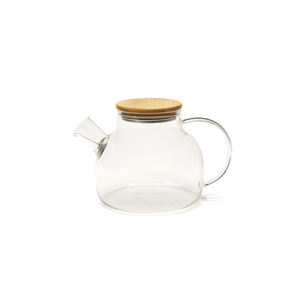 Tetera de Vidrio Excelsa de 1 L Transparente con Tapa de Bambú Eco Living - Product Image 1