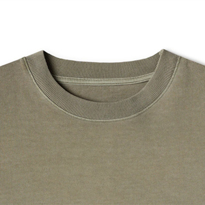 Premium High Quality Customized Logo Printing <b>Long</b> Sleeve Knitted Solid Cotton <b>Men</b> <b>T</b>-<b>Shirt</b> Breathable Casual Streetwear - Product Image 5