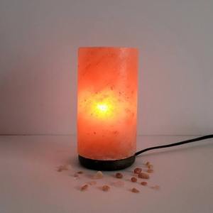 High Purity Natural Himalayan Pink Salt Lamp Tubular Cylinder Shaped Light <b>Night</b> <b>Stand</b> Decor - Product Image 6