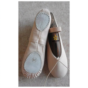 Chaussons de ballet souples MBAANI pour filles, en satin rose, chaussures plates pour entraînement de danse, doublure en coton, chaussures de danse, chaussures d'entraînement de ballet - Product Image 2