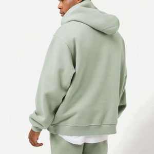 Vente Flash : Survêtement Décontracté Homme Hiver en Coton 100% Durable, Imperméable, Léger, Respirant, Style Urbain, Couleur Unie - Product Image 3