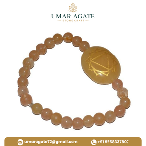 Bracelet classique unisexe en pierre naturelle agate 7 chakras, breloque en pierre précieuse ton antique, bijou Feng Shui, cadeau - Product Image 3