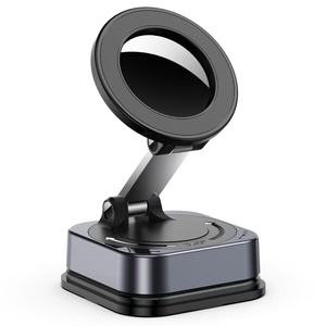 Soporte Magnético de Metal con Ventosa de Silicona de 360° de Rotación, Montaje en un Segundo °   Soporte Giratorio para Teléfono Móvil para Ventana, Tablero y Consola del Automóvil - Product Image 1
