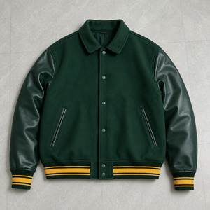 Custom Varsity <b>Jacket</b> <b>Men</b>’s Letterman <b>Jacket</b> <b>Baseball</b> Bomber <b>Jacket</b> College Streetwear <b>Jacket</b> OEM ODM Wholesale Manufacturer - Product Image 6