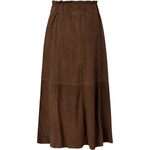 Hot Selling 2026 Women Spring New Front <b>Split</b> Elegant High Waist Mid <b>Skirt</b> Office Lady Faux Leather Pencil <b>Skirt</b> - Product Image 2