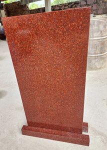 Dalles de granit rouge rubis naturel de qualité supérieure, écologiques, durables, polies, grandes dalles pour les applications de façades de bâtiments, d'aéroports et de villas - Product Image 3