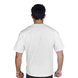 Camiseta de Hombre Caprio, Blanca, Manga Corta, Cuello Redondo, Tejida, 100% Algodón, Logotipo con Letras en el Frente, Transpirable, Secado Rápido, Corte Regular, Casual - Product Image 3