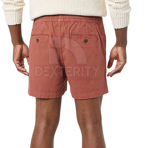 Shorts mini pour hommes personnalisés avec logo, écologiques, respirants, séchage rapide, service OEM, couleur unie, style cordon de serrage pour la vente en ligne - Product Image 5