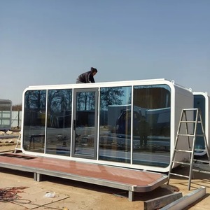 Casa Container Insonorizzata con Soffitto Panoramico, Capsula Spaziale Completamente Arredata e Personalizzabile per Punti Turistici - Product Image 6