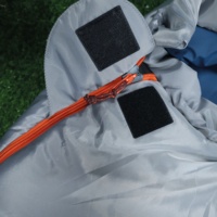 Saco de dormir de color azul con forma de momia, lo último y nuevo, al por mayor, saco de dormir de un solo tamaño para exteriores, 100% orientado a la exportación