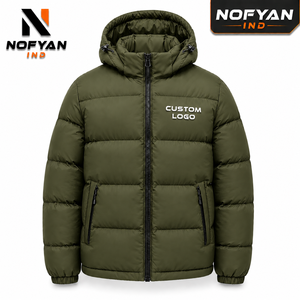 Fabricante OEM de Chaquetas Acolchadas Personalizadas, Chaqueta de Invierno con Burbujas, Abrigo Acolchado de Poliéster y Nailon, Proveedor al por Mayor de Marca Privada - Product Image 1