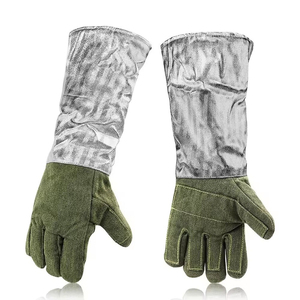Nouveauté, gants de travail pour soudeurs avec logo personnalisé, ignifuges, de qualité supérieure, respirants, en cuir de vachette, gants de sécurité pour le soudage - Product Image 1
