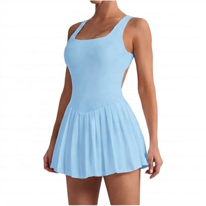 Vêtements de tennis sur mesure grande taille pour femme, débardeur de sport en mesh à séchage rapide, jupe de tennis - Product Image 1