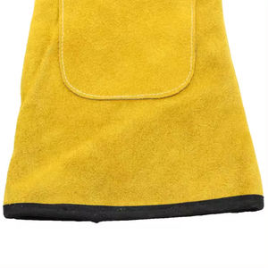 ถุงมือเชื่อมหนังคุณภาพสูง ป้องกันน้ำ กันลื่น ทนความร้อน ปรับแต่งได้ ถุงมือป้องกันเพื่อความปลอดภัยในการทำงาน - Product Image 3