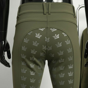 Leggings de Silicona para Montar a Caballo con Bolsillo para Teléfono, Pantalones de Equitación de Secado Rápido para Invierno - Product Image 4