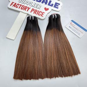 TENDANCE CHAUDE 100% Extensions de cheveux vietnamiens à trame droite en os de haute qualité sans perte et sans enchevêtrement Super Flowy Large en stock - Product Image 5