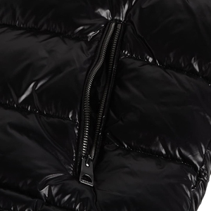 Men's Down <b>Jacket</b> Casual Black Glossy Couple Unisex Hooded Puffer Outwears Man Lightweight <b>Warm</b> Thickened Bread Padded Coat - Product Image 6