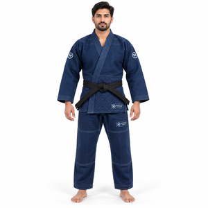 Uniforme de Judo al por Mayor para Hombres, Mujeres y Niños, con Pantalones de Algodón Grueso de Tejido Arroz y Sarga Pesada, Suministro a Granel OEM ODM - Product Image 2