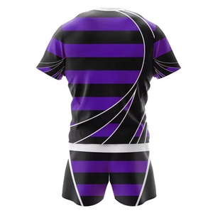 เครื่องแบบรักบี้มืออาชีพเสื้อเจอร์ซีย์ปักลายเสื้อโครเมี่ยมสำหรับผู้ชาย - Product Image 3