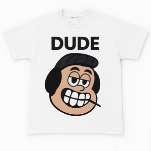 Nouvelle Arrivée 2026 – T-shirt Homme Bleu à Manches Courtes avec Motif Visage de Personnage de Dessin Animé, Coupe Droite, Col Rond, Style Décontracté, en Coton Jersey Imprimé - Product Image 6