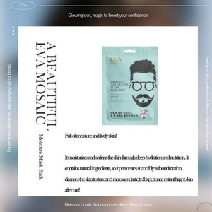 Mascarilla facial para el cuidado de la piel, uso diario, belleza masculina, orgánica, de secado rápido, terapia de hidratación, limpieza, tratamiento, esencia, mascarilla blanqueadora - Product Image 6