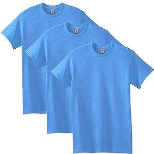 Camiseta 100% algodón personalizada con cuello redondo, camiseta de color sólido con cuello redondo, camiseta para hombre, camiseta de cuello redondo para hombre - Product Image 4