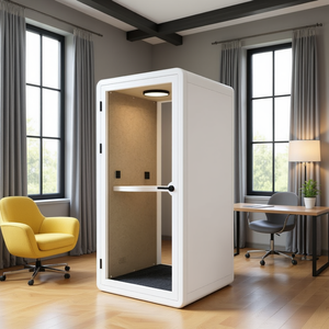 ตู้โทรศัพท์แบบโมเดิร์น HIPOD สำหรับสำนักงานหรือบ้าน  พร้อมฉนวนกันเสียงเพื่อคุณภาพเสียงที่ดีขึ้น - Product Image 2