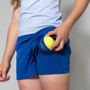 Shorts de course sportifs pour femmes, légers, respirants, à taille élastique, en tissu Spandex/Polyester, avec emplacements personnalisables pour logo - Product Image 1