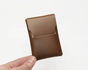 Best Selling Stitchless Leather <b>Wallet</b> Minimalist Slim Card Holder Genuine Leather No Stitch <b>RFID</b> <b>Blocking</b> Me SLW-0050 - Product Image 1