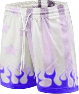 Pantalones Cortos Deportivos Sublimados Personalizados, Transpirables, a Rayas, Talla Grande, de Secado Rápido para Gimnasio y Running 2026 - Product Image 2