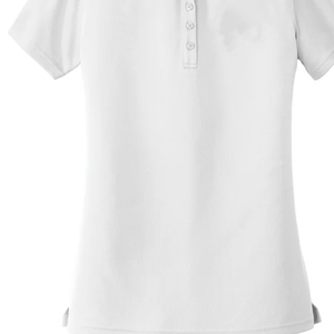 Zeta White Premium Polo Shirt Unisex Cotton Poly <b>Blend</b> Embroidered Logo True to Size Casual College Greek Apparel for Sorority - Product Image 6