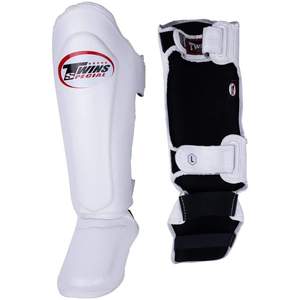 Espinilleras de Boxeo Profesionales de Cuero Twins con Protección Mejorada - Product Image 4