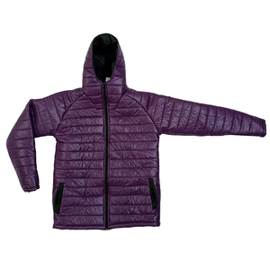 Veste matelassée pour homme sur mesure OEM, style slim, nouvelle collection, à capuche, fermeture éclair, manteau d'hiver brillant effet bulle pour jeunes et adultes, fabriqué au Pakistan - Product Image 1