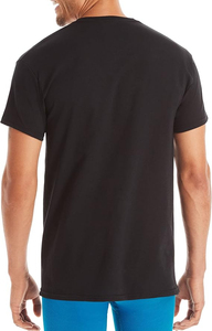 Men Oversized T-<b>Shirt</b> <b>100</b>% <b>Polyester</b> Solid Color O Neck Short Sleeve Casual Regular Fit Front Knitted Eco-Friendly Soft - Product Image 5