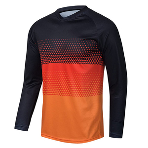 Maglia da Motocross Personalizzata in Tessuto a Rete con Sublimazione, 100% Poliestere, per Ciclismo, Personalizzabile per Uomo - Product Image 1