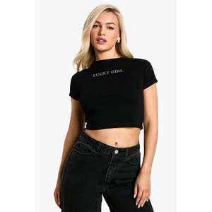 Camisetas Cortas Blancas Personalizadas para Niñas, Venta al por Mayor, Serigrafía, Algodón Blanco de 300 GSM, Camisetas Cortas Ajustadas para Bebés y Mujeres - Product Image 5