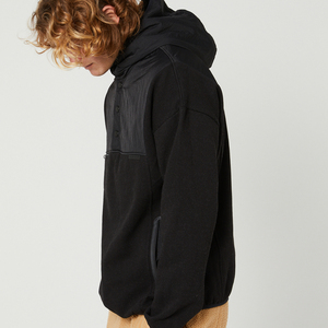 Sudadera con Capucha Premium para Hombre 2026, Negra, Estilo Techwear, con Cierre de Broches, Bolsillos Utilitarios, Logotipo Personalizado, Sudadera Anorak para Exteriores - Product Image 5