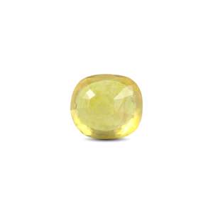 Premium 5.15 Carat Oval Cut Yellow Sapphire Loose Gemstone for Fine Jewelry - Product Image 2