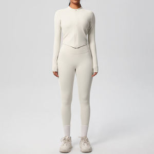 Leggings de Cintura Alta para Mujer, Color Sólido, Transpirables, de Punto, Spandex, Nailon, Sin Costuras, Casuales, para Primavera - Product Image 6