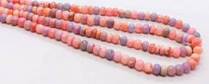 AAA Natural Multi Color <b>Opal</b> Smooth Rondelle Beads 6-6.5MM Multi <b>Opal</b> Gemstone Rondelle Beads 16 Inch Smooth <b>Opal</b> Beads <b>Necklace</b> - Product Image 4