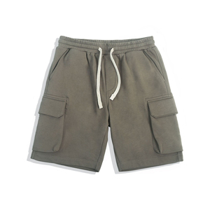 Men's High Street Style Gym Sports Cotton <b>Fleece</b> <b>Shorts</b> Customized Cargo Joggers and Track <b>Shorts</b> OEM Streetwear for Men - Product Image 3