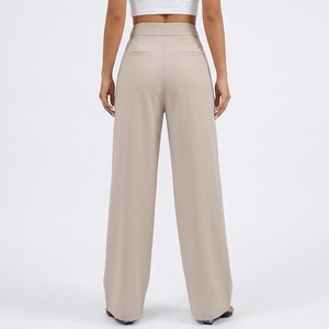 Custom Wide Leg Open Hem <b>Women</b> <b>Sweatpants</b> Soft Fleece Minimalist Fashion OEM ODM Custom Clothing - Product Image 2