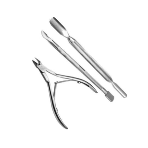 Coupe-cuticules professionnels en acier inoxydable ultra-affûtés, durables pour l'élimination des peaux mortes, pour les doigts et les bébés, ensemble de coupe-cuticules - Product Image 2