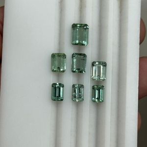 Offre Spéciale – Tourmaline Verte Menthe Naturelle Taille Émeraude 1 à 4 Carats – Pierre Précieuse en Vrac Qualité AAAA de Madagascar – Vente en Gros de Bijoux Fins - Product Image 1