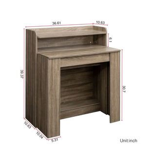 Tavolo da Pranzo Moderno Allungabile con Piano in Marmo Lucido e Vano Contenitore, Montaggio Durevole - Product Image 5
