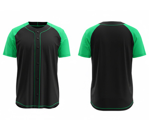 เสื้อเบสบอลแบบซับลิเมชั่นเต็มตัวสั่งทำพิเศษ คุณภาพสูงสำหรับทีม |   ชุดเบสบอลโพลีเอสเตอร์ระบายอากาศได้ดี - Product Image 2
